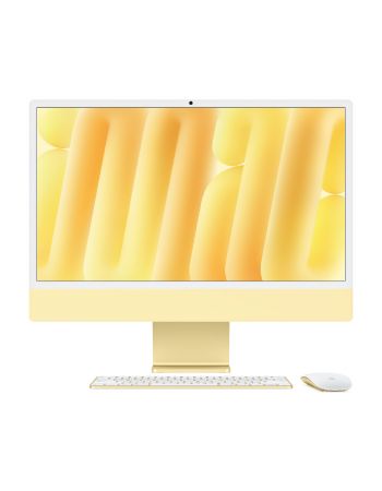 Apple iMac (M4, 8C CPU/8C GPU, 2024), 16 ГБ, 512 GB SSD, Yellow (Желтый)