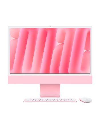 Apple iMac (M4, 8C CPU/8C GPU, 2024), 16 ГБ, 256 GB SSD, Pink (Розовый)