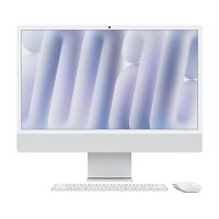 Apple iMac (M4, 8C CPU/8C GPU, 2024), 24 ГБ, 256 GB SSD, Silver (Серебристый)