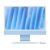 Apple iMac (M4, 8C CPU/8C GPU, 2024), 16 ГБ, 256 GB SSD, Blue (Голубой)