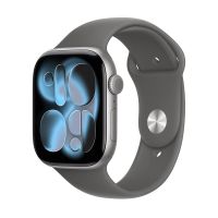 Apple Watch Series 11, 42 mm, Space Gray Aluminum Stone Gray Sport Band M/L