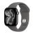 Apple Watch Series 11, 42 mm, Jet Black Aluminum Stone Gray Sport Band S/M