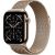 Apple Watch Series 11, 42 mm, Gold Titanium GPS+Cellular, Gold Milanese Loop