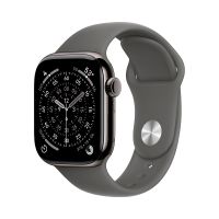 Apple Watch Series 11, 42 mm, Slate Titanium GPS+Cellular, Stone Gray Sport Band S/M