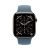 Apple Watch Series 11, 42 mm, Gold Titanium GPS+Cellular, Anchor blue Sport Band S/M
