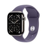 Apple Watch Series 11, 46 mm, Nalural Titanium GPS+Cellular, Purple Fog Sport Band M/L