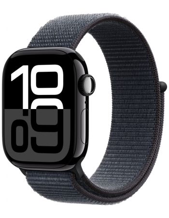 Умные часы Apple Watch Series 10 46 мм, Aluminium Case GPS, Sport Loop, Black