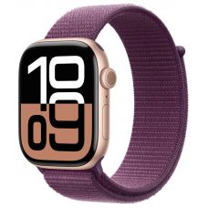 Умные часы Apple Watch Series 10 42 мм, Aluminium Case GPS, Sport Loop, Rose Gold	