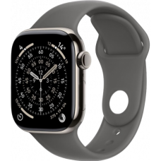 Умные часы Apple Watch Series 10 42 мм, S/M 130-200 мм, Titanium Case GPS+Cellular, Gray