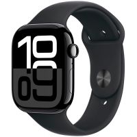 Умные часы Apple Watch Series 10 46 мм, M/L 140-245 мм, Aluminium Case GPS+Cellular, Jet Black