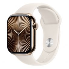 Умные часы Apple Watch Series 10 42 мм, M/L 140-245 мм, Titanium Case GPS+Cellular, Gold