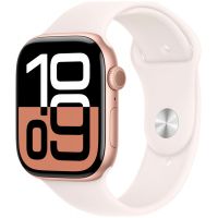 Умные часы Apple Watch Series 10 46 мм, S/M 130-200 мм, Aluminium Case GPS, Rose Gold