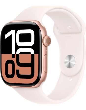 Умные часы Apple Watch Series 10 42 мм, M/L 140-245 мм, Aluminium Case GPS, Rose Gold