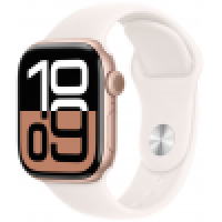 Умные часы Apple Watch Series 10 46 мм, M/L 140-245 мм, Aluminium Case GPS, Rose Gold