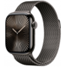 Умные часы Apple Watch Series 10 42 мм, Titanium Case Cellular, Milanese Loop, Black