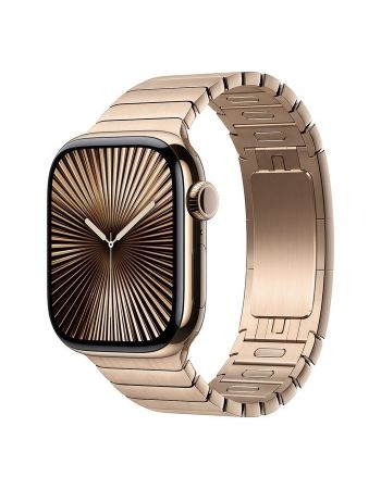 Умные часы Apple Watch Series 10 46 мм, S/M 130-200 мм, Titanium Case GPS+Cellular, Gold (золото)