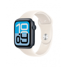 Apple Watch SE 3 40 mm, Midnight Aluminum Starlight Sport Band (M/L)