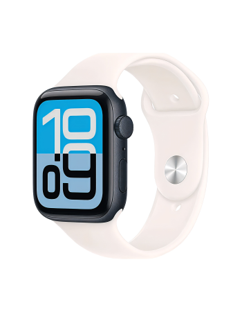 Apple Watch SE 3 40 mm, Midnight Aluminum Light Blush Sport Band (S/M)