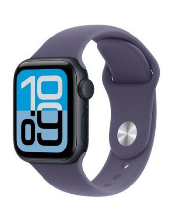 Apple Watch SE 3 40 mm, Midnight Aluminum Purple Fog Sport Band (S/M)