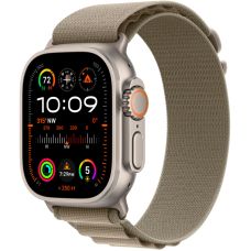 Apple Watch Ultra 2 GPS + Cellular, 49 мм, корпус из титана, ремешок Alpine оливкового цвета, размер L