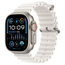 Apple Watch Ultra 2 GPS + Cellular, 49 мм, корпус из титана, ремешок Ocean белого цвета