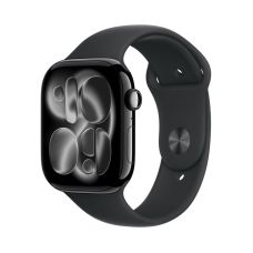 Apple Watch Series 11 42mm, Jet Black Aluminum Case with Sport Band Black Apple Watch Series 11 42mm, Jet Black Aluminum Case with Sport Band Black