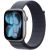 Apple Watch Series 11 42mm, Space Gray Aluminum Case with Sport Loop Anchor Blue