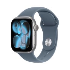 Apple Watch Series 11 42mm, Silver Aluminum Case with Sport Band Anchor Blue Apple Watch Series 11 42mm, Silver Aluminum Case with Sport Band Anchor Blue
