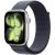 Apple Watch Series 11 46mm, Silver Aluminum Case with Sport Loop Anchor Blue