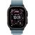 Apple Watch Ultra 3, Black Titanium Case with Light Blue Alpine Loop (L)