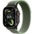 Apple Watch Ultra 3, Black Titanium Case with Green/Neon Trail Loop (S/M)