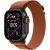 Apple Watch Ultra 3, Black Titanium Case with Terra Cotta Alpine Loop (L)