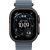 Apple Watch Ultra 3, Black Titanium Case with Anchor Blue Ocean Band