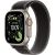 Apple Watch Ultra 3, Natural Titanium Case with Black/Charcoal Trail Loop (S/M)