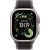Apple Watch Ultra 3, Natural Titanium Case with Black/Charcoal Trail Loop (S/M)