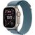 Apple Watch Ultra 3, Natural Titanium Case with Light Blue Alpine Loop (M)