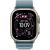 Apple Watch Ultra 3, Natural Titanium Case with Light Blue Alpine Loop (M)