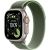 Apple Watch Ultra 3, Natural Titanium Case with Green/Neon Trail Loop (M/L)