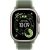 Apple Watch Ultra 3, Natural Titanium Case with Green/Neon Trail Loop (M/L)