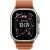 Apple Watch Ultra 3, Natural Titanium Case with Terra Cotta Alpine Loop (M)