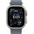 Apple Watch Ultra 3, Natural Titanium Case with Anchor Blue Ocean Band