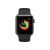Apple Watch Series 3, 38 мм, корпус из алюминия цвета «серый космос», спортивный ремешок чёрного цвета