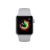 Apple Watch Series 3, 38 мм, корпус из серебристого алюминия, спортивный ремешок дымчатого цвета