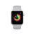 Apple Watch Series 3, 42 мм, корпус из серебристого алюминия, спортивный ремешок дымчатого цвета