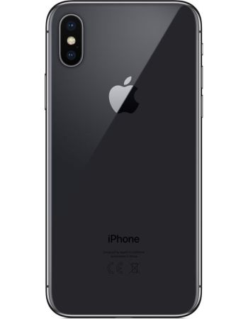 iPhone X 64 ГБ Серый космос задняя крышка